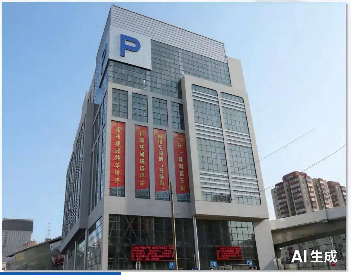 Dalian Station North Automated Parking Structure